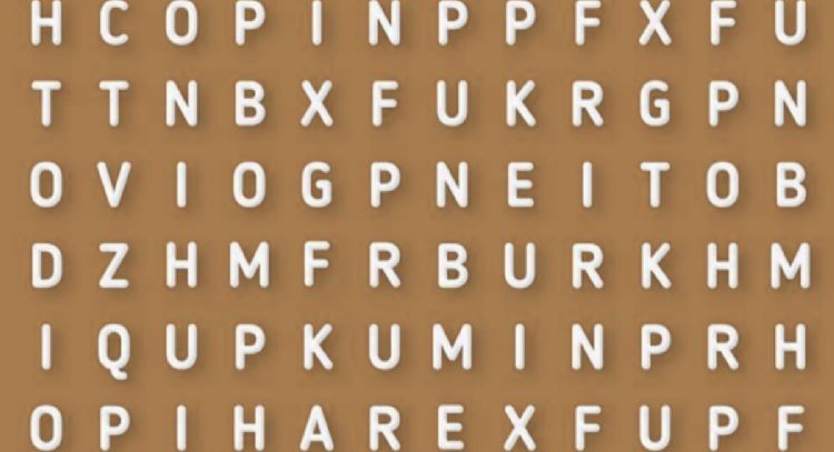 Sólo una mente muy veloz puede encontrar la palabra ‘ARTE’ en menos de 5 segundos