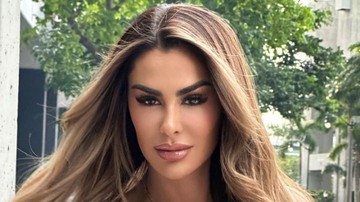 Ninel Conde sacudió la tendencia con traje de baño metalizado