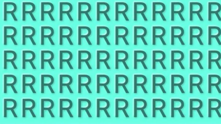 Sólo una mente muy veloz puede encontrar la letra ‘B’ en menos de 5 segundos