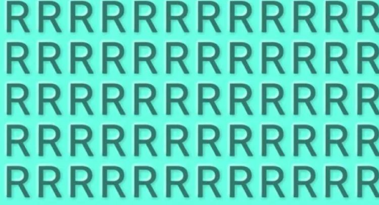Sólo una mente muy veloz puede encontrar la letra ‘B’ en menos de 5 segundos