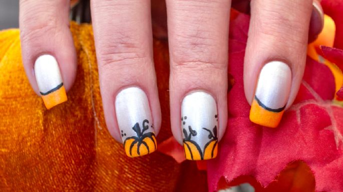 Manicura minimalista para Halloween que te hará ver elegante sin quedar fuera de la tendencia