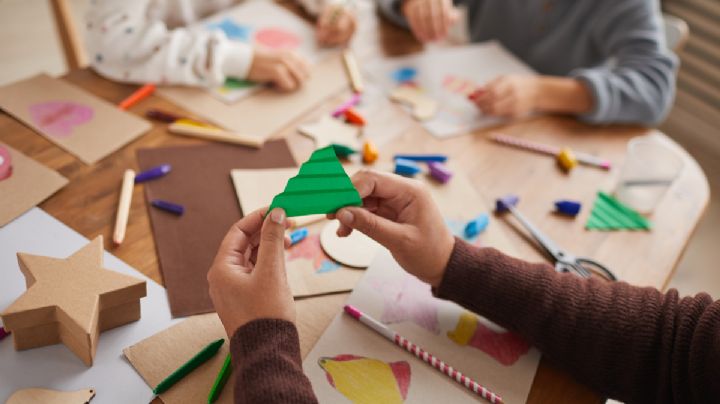 Regala para Navidad estos pequeños árboles que puedes hacer de forma manual, en casa y con pocos elementos