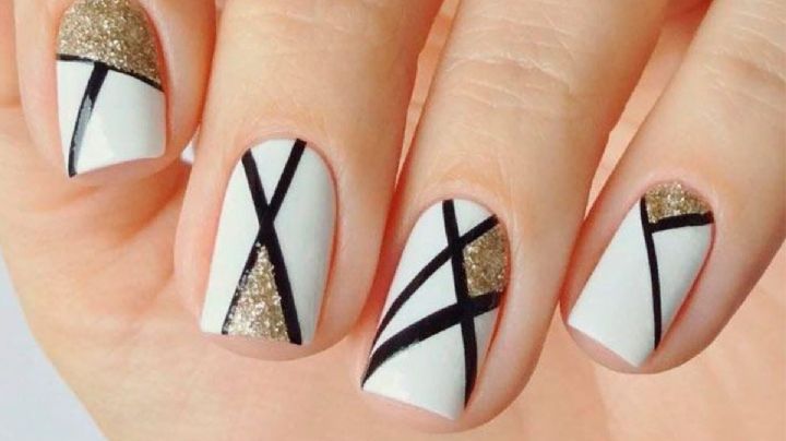 Geometric nails: 3 ideas de diseño para una manicura colorida y original