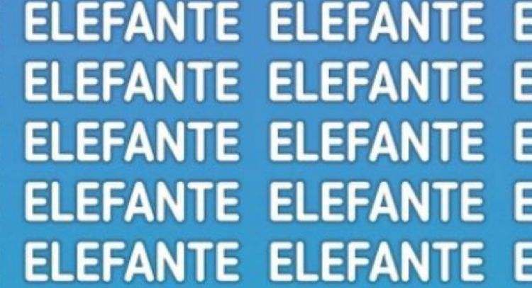 Solo una mente brillante puede encontrar la palabra ‘ELEGANTE’ en solo 5 segundos