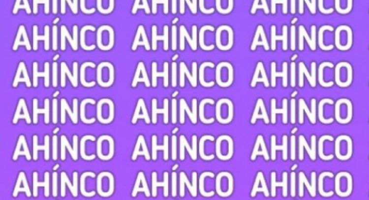Solo una mente muy ágil puede encontrar la palabra ‘AFINCO’ en solo 5 segundos