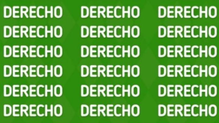 Solo una mente muy inteligente puede encontrar la palabra ‘DESECHO’ en solo 5 segundos