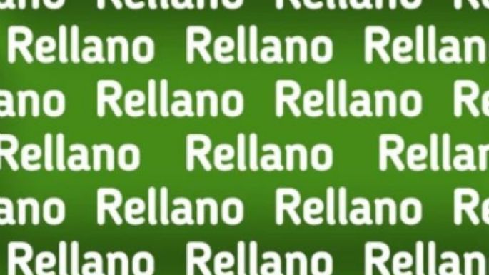 Solo una vista privilegiada puede encontrar la palabra ‘Relleno’ en tiempo récord