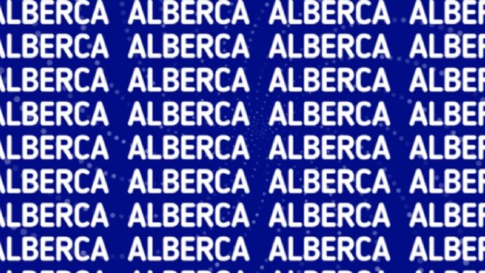 Solo una mente muy entrenada puede encontrar la palabra ‘ALBERGA’ en solo 7 segundos