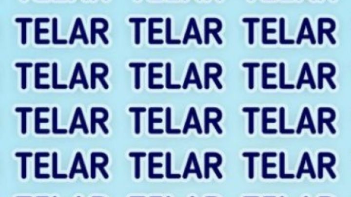 Solo una mente muy entrenada puede encontrar la palabra ‘TEJAR’ en solo 4 segundos