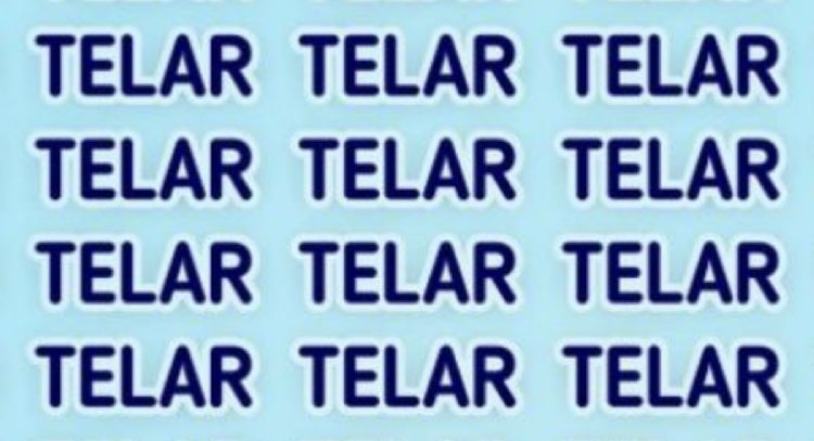 Solo una mente muy entrenada puede encontrar la palabra ‘TEJAR’ en solo 4 segundos