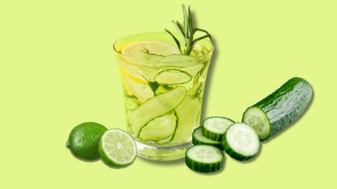 ¿Qué beneficios tiene el agua de pepino con limón?