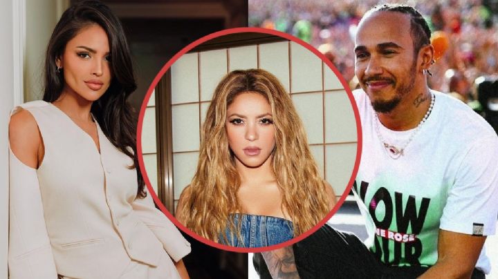 ¿Y Shakira? Captan a Lewis Hamilton con Eiza González en Ibiza