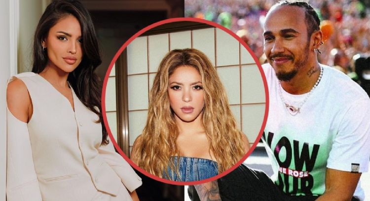 ¿Y Shakira? Captan a Lewis Hamilton con Eiza González en Ibiza