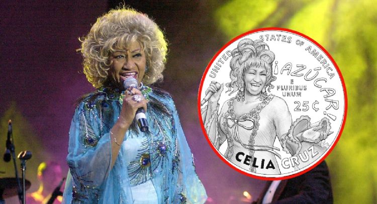 Así es la MONEDA de Celia Cruz que comienza a circular en Estados Unidos a partir de 2024