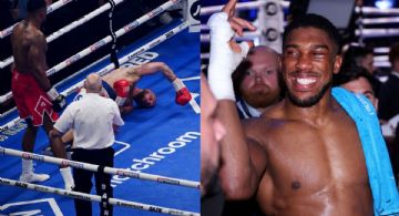 Así noqueó Anthony Joshua a Robert Helenius en el O2 Arena