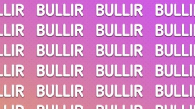 Solo una mente muy brillante puede encontrar la palabra ‘MULLIR’ en solo 7 segundos