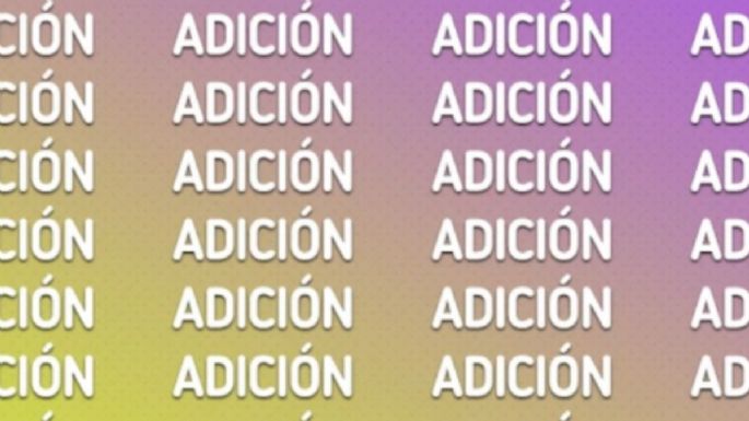 Solo una mente muy inteligente puede encontrar la palabra ‘ADICCIÓN’ en solo 5 segundos