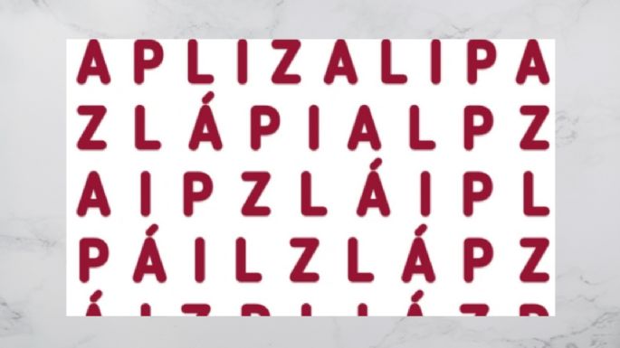 Solo una mente muy inteligente puede encontrar la palabra ‘LAPIZ’ en solo 5 segundos