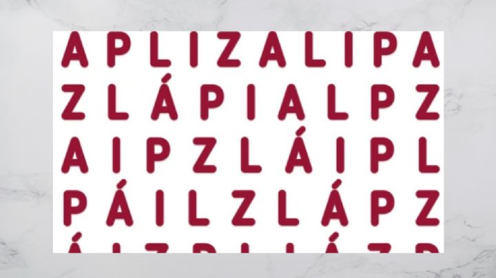 Solo una mente muy inteligente puede encontrar la palabra ‘LAPIZ’ en solo 5 segundos