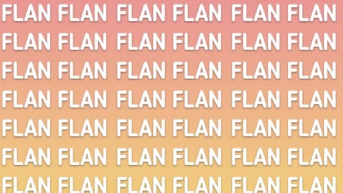 Solo una mente muy inteligente puede encontrar la palabra ‘PLAN’ en solo 5 segundos