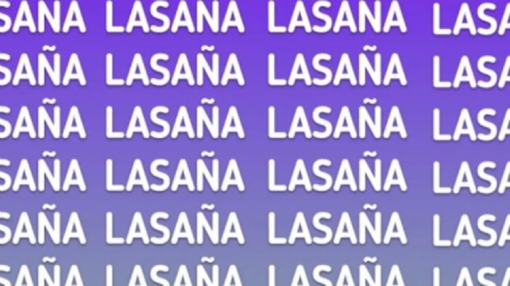 Solo una mente muy inteligente puede encontrar la palabra oculta ‘LAGAÑA’ en solo 5 segundos