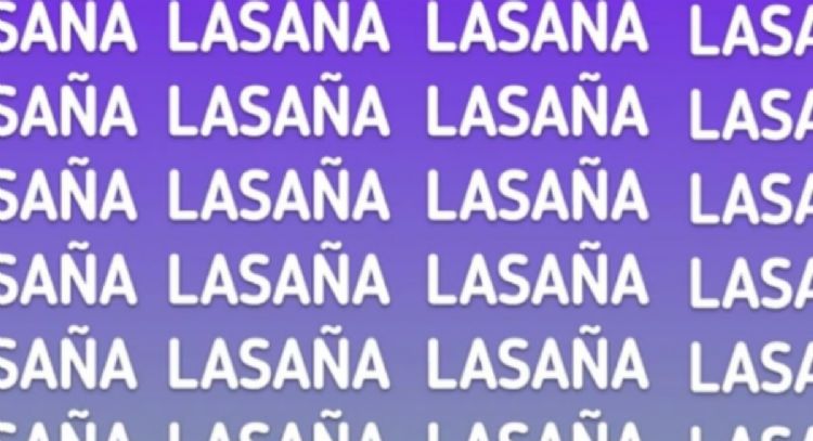 Solo una mente muy inteligente puede encontrar la palabra oculta ‘LAGAÑA’ en solo 5 segundos