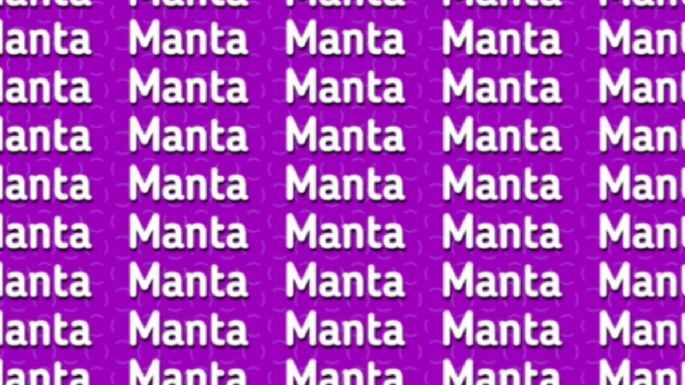 Solo una mente muy inteligente puede encontrar la palabra ‘MANTRA’ en solo 5 segundos