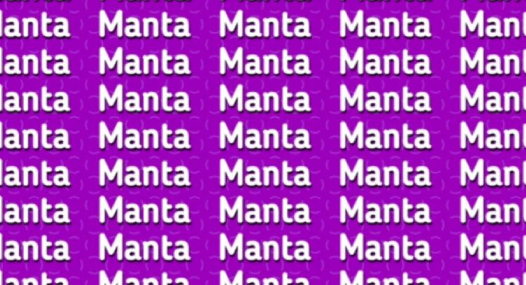 Solo una mente muy inteligente puede encontrar la palabra ‘MANTRA’ en solo 5 segundos