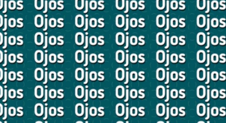 Solo una mente muy inteligente puede encontrar la palabra ‘AJOS’ en solo 5 segundos