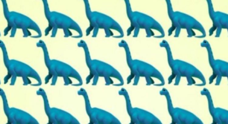 Solo una mente muy inteligente puede encontrar el dinosaurio diferente en solo 7 segundos