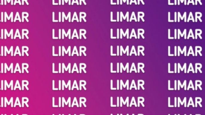 Solo una mente extremadamente inteligente puede encontrar la palabra ‘LISAR’ en solo 7 segundos