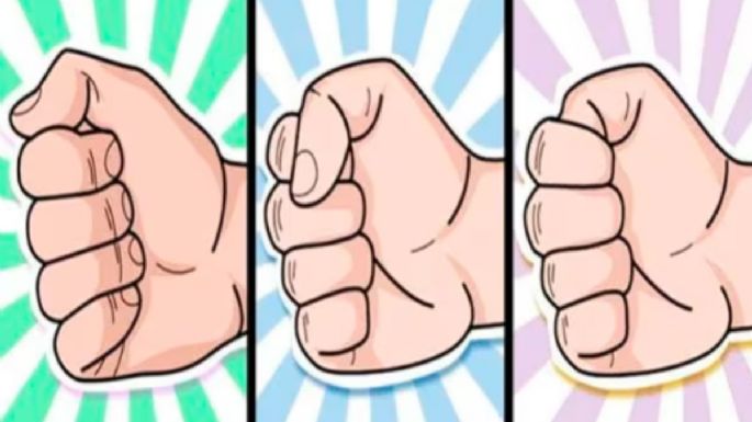Test de personalidad: dime qué forma de cerrar el puño te llamó la atención y te diré tu arma secreta